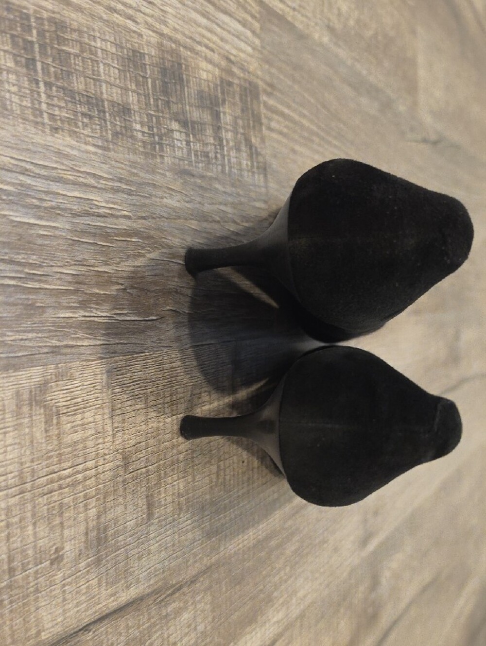 Nine West Black Pointed-Toe Suede Pumps 9.5 - Picture 3 of 5